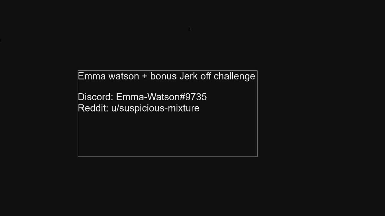 Cum Emma Watson Fake JOI clip