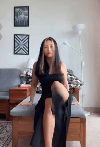 Asian Asianhotwife Cuckold Cuckquean Dress Hair Hotwife Legs Pretty clip