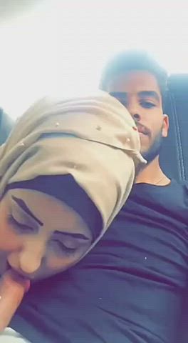 Arab Blowjob Cock Worship Hijab Slow Sucking clip