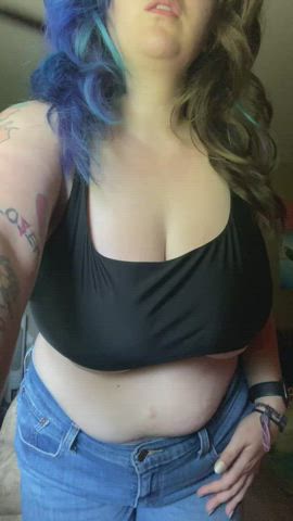 About to go swimming. Think this tiny top will turn any heads?