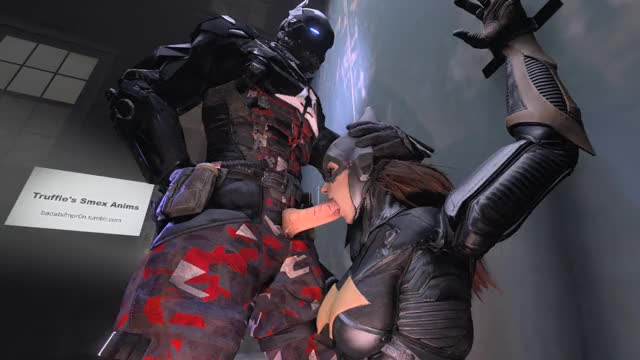 Batgirl sucks off Arkham Knight