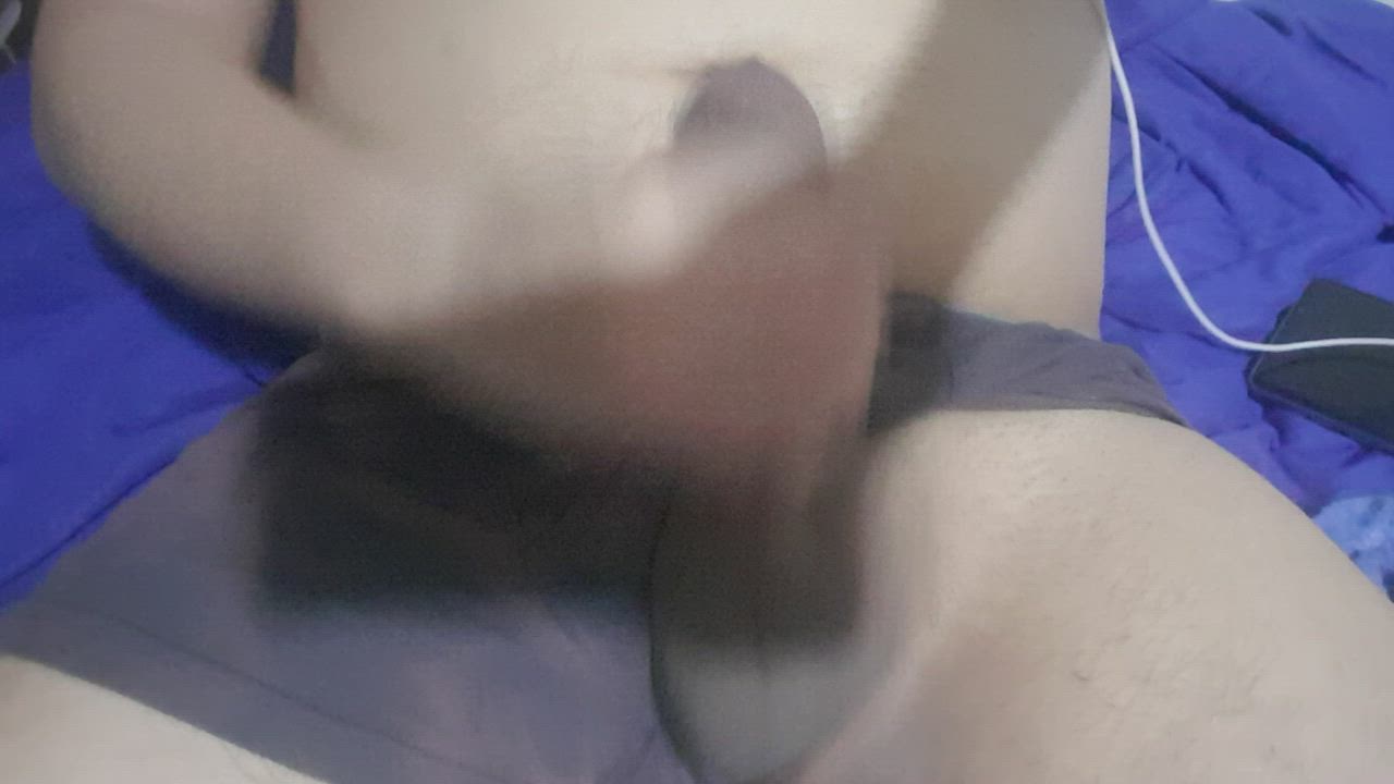 Asian Cock Edging Male Masturbation Precum clip
