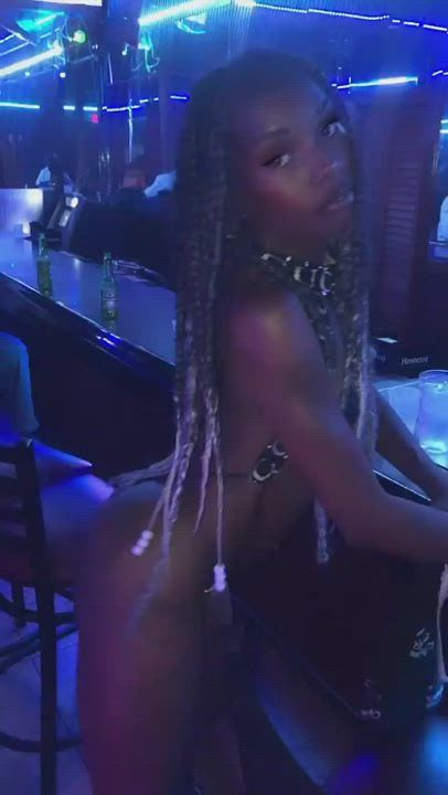 Ebony OnlyFans Stripper clip