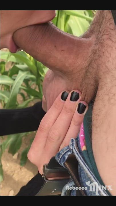 She stopped me in a corn field to GAGA on my BIG COCK - Rebecca Minx [OC]