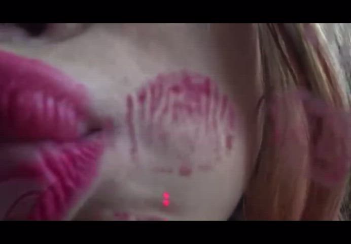 kissing lips lipstick lipstick fetish clip