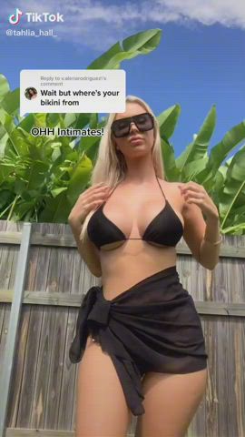 Ass Big Tits Bikini Tease Thong TikTok clip