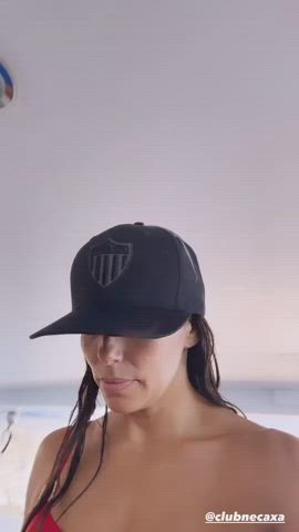 bikini cleavage eva longoria clip