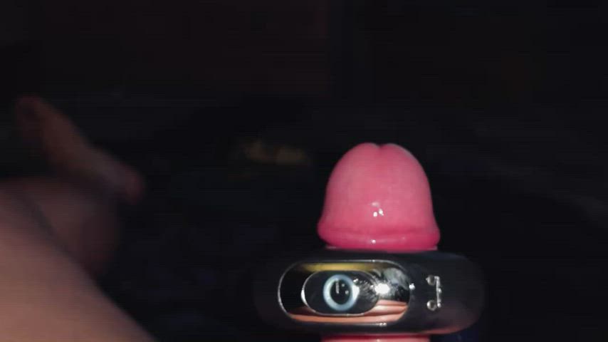 Vibrating cock ring for the win.