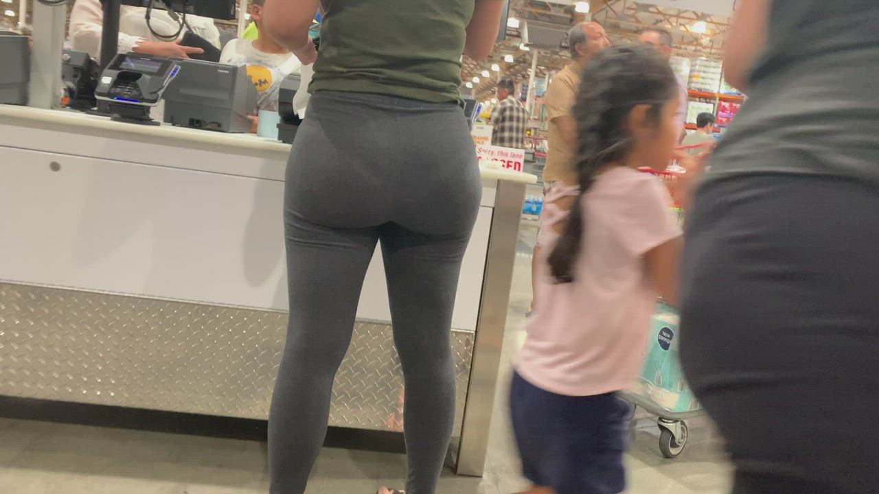 Ass Booty Candid Public Thick clip