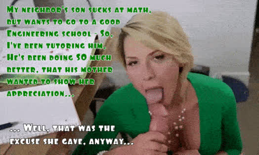 blowjob caption mature clip