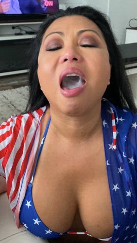 Swallowing Cum on Memorial Day