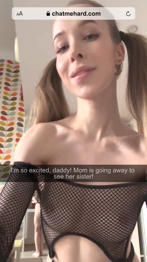 blonde petite step-daughter clip