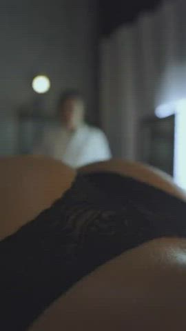 brunette lesbian lesbians lingerie massage non-nude clip