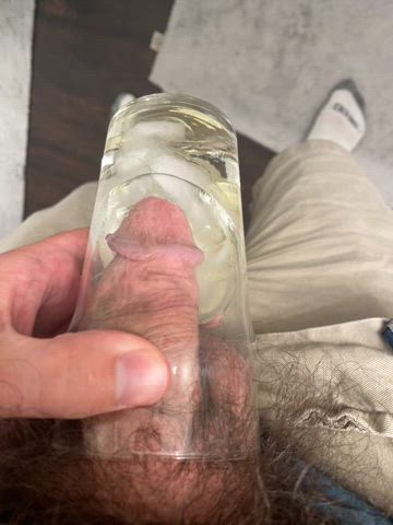 cock hairy cock piss pissing clip