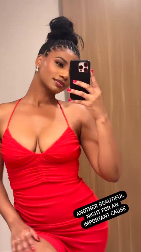 big tits celebrity dress ebony clip
