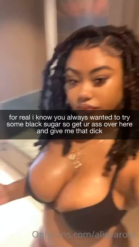 Haven’t you always wanted to fuck with a black girl?