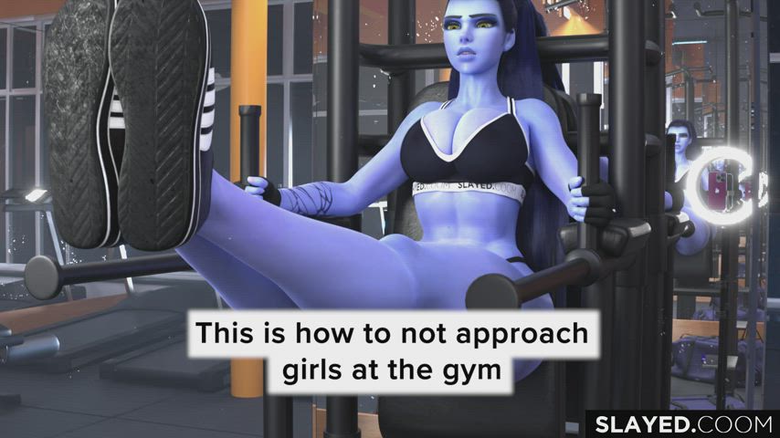 This is exactly how I should approach girls on the gym!