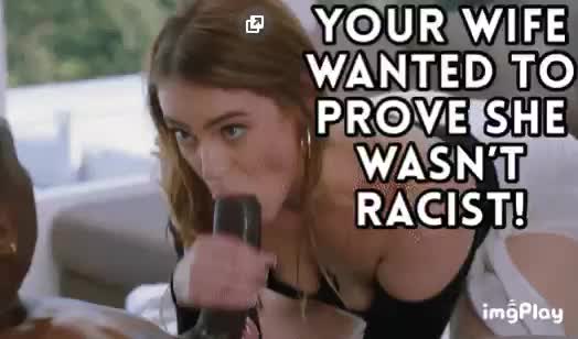 Desperate to prove she not racist