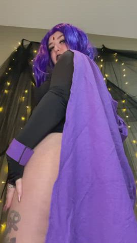 ass cosplay emo goth raven thick clip