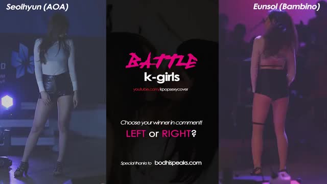 LEFT or RIGHT: Seolhyun VS Eunsol! [BATTLE] Hot Korean Kpop Girl Fancam