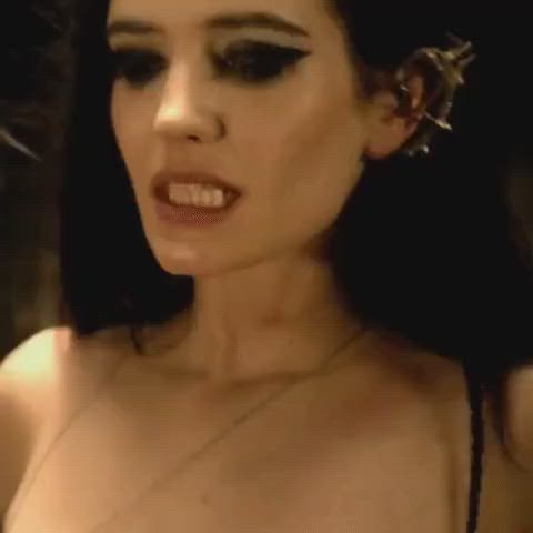 Making Eva Green a mother and making her tits grow mega big with milk must feel indescribably