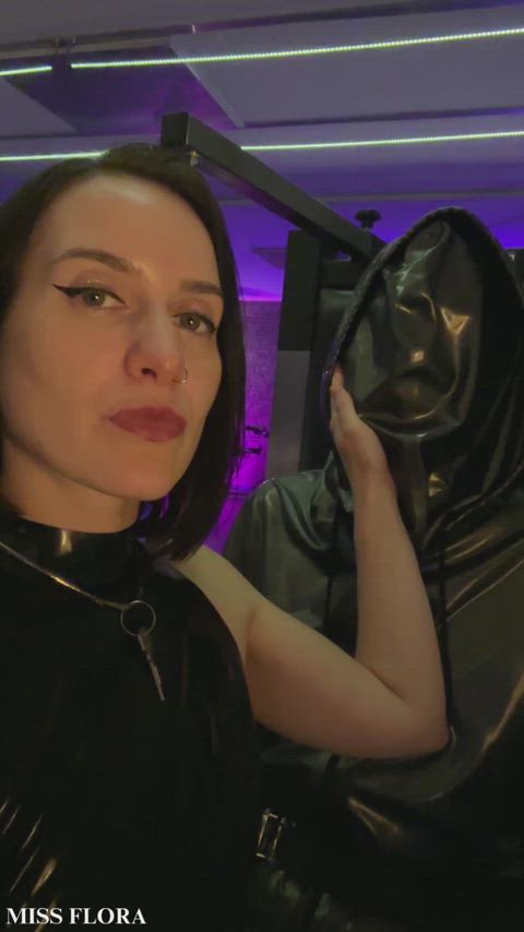 bdsm bondage femdom latex miss flora mistress real-bdsm clip