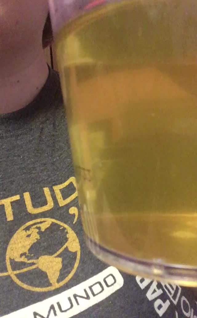 Drinking strong piss—I don’t enjoy it ?