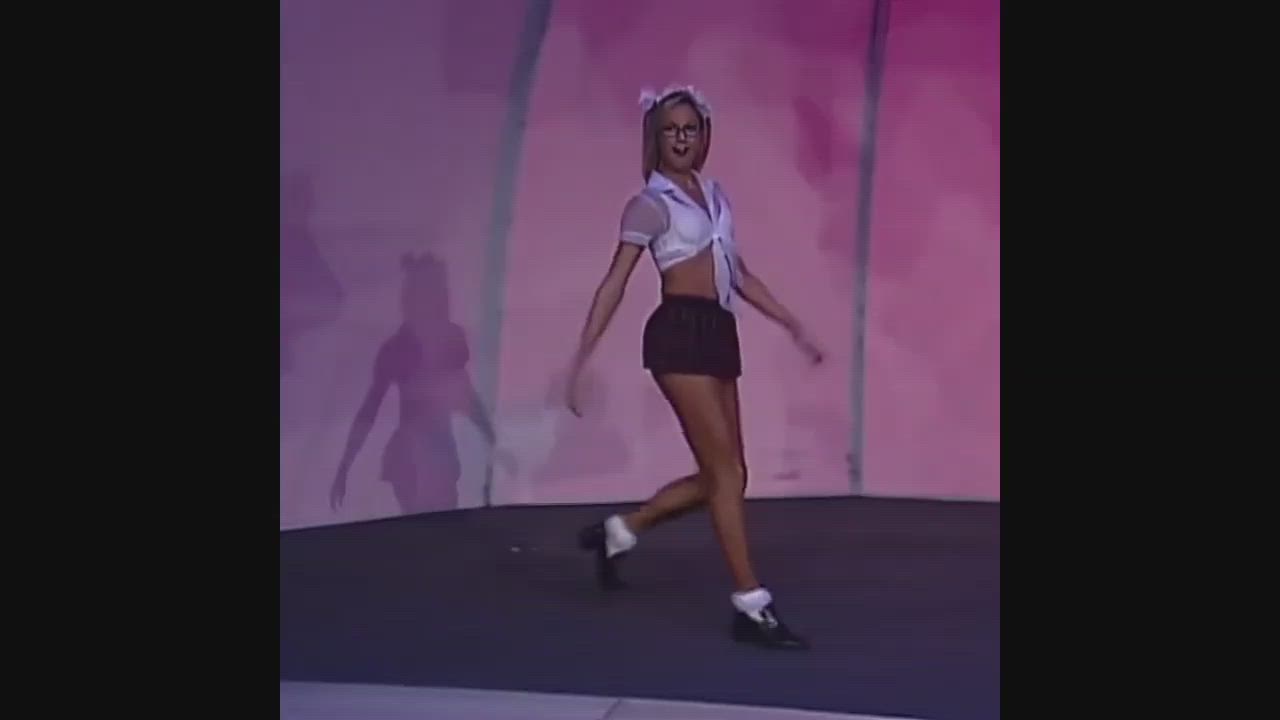 Stacy Keibler in a schoolgirl outfit [Divas Undressed]