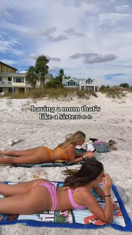 amateur bikini daughter family tiktok clip