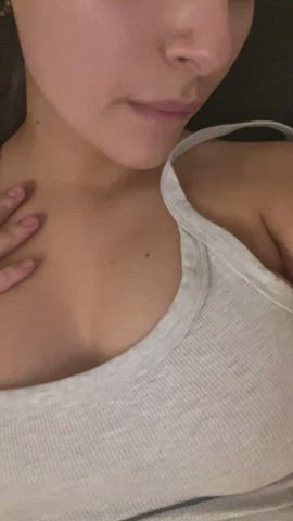 would you ask me if I really have my petite tits