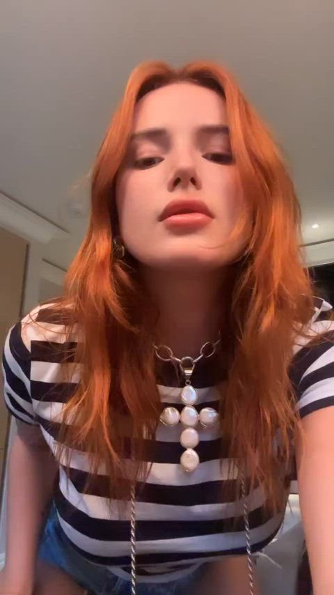 bella thorne celebrity redhead clip