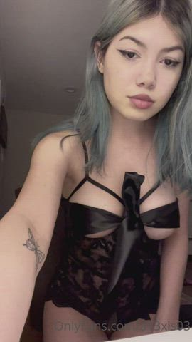 18 Years Old Amateur Bouncing Tits Flashing Homemade Lingerie OnlyFans Petite Teen