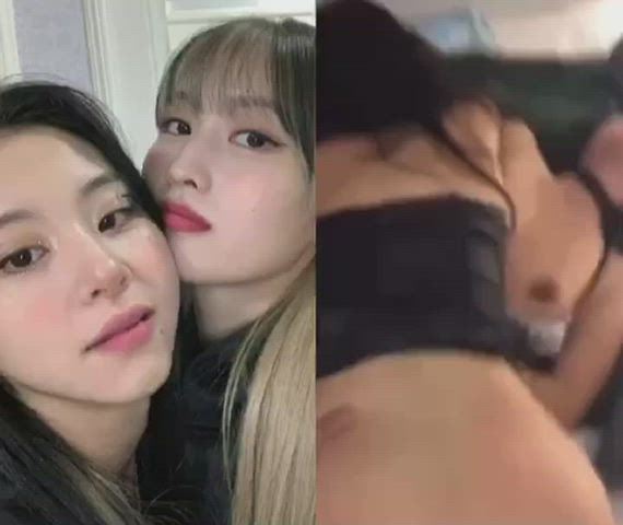 asian doggystyle japanese korean split screen porn teen threesome clip