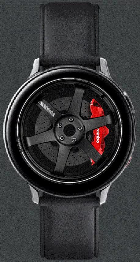 Galaxy Active 2 Brembo watch face (W.I.P)