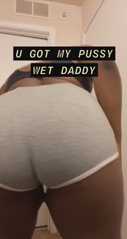 Ebony Twerking Wet Pussy clip