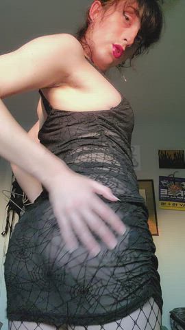 Packing my new see through dress ^_^