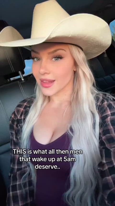 blonde country girl cowgirl onlyfans texas clip