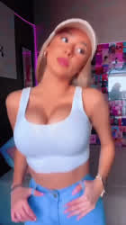 Big Tits Blonde Boobs Bouncing Bouncing Tits TikTok clip