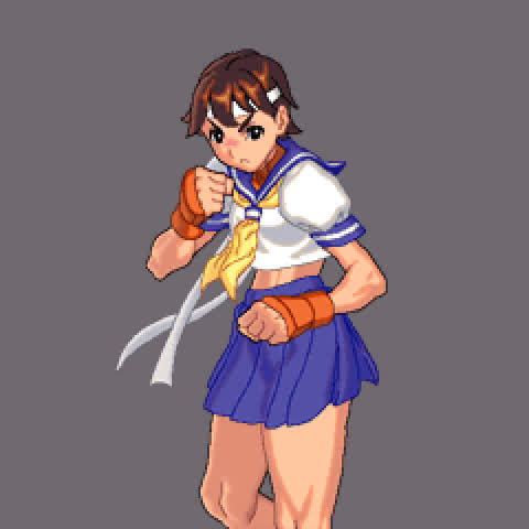 Sakura's fighting skills! (BingoTarte) [STREET FIGHTER]