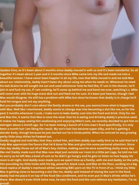 blonde caption cum food fetish natural tits sissy sissy slut story tits sissycaption