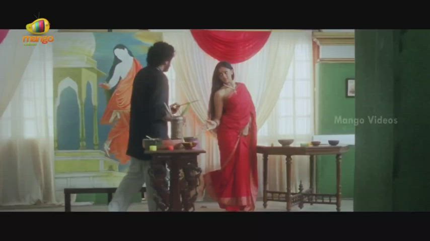 desi indian romance romantic saree clip