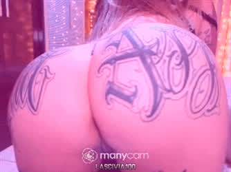 Big Ass Cam Spanking Tattoo Webcam clip