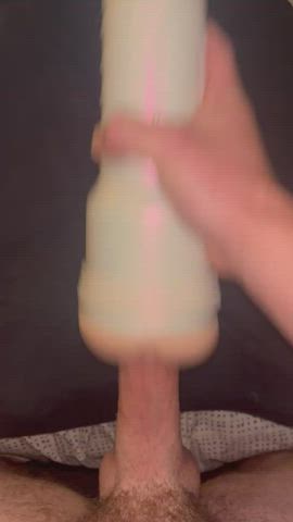 cum cumshot exhibitionist fleshlight watching clip