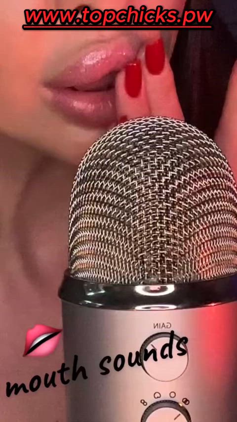 asmr lips lipstick lipstick fetish clip
