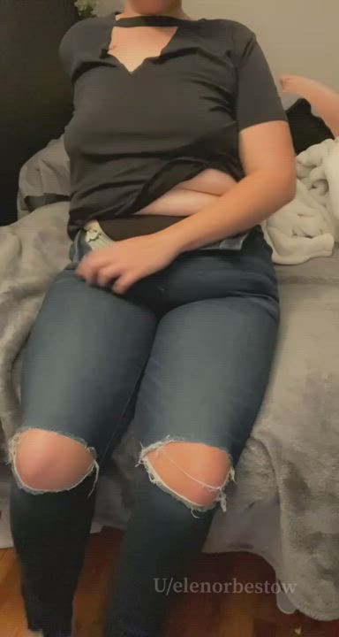 Ass Chubby Jeans clip