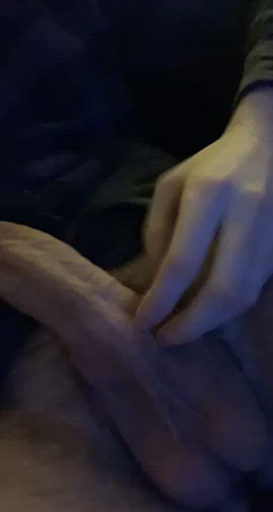 Thick cock needs a helping hand