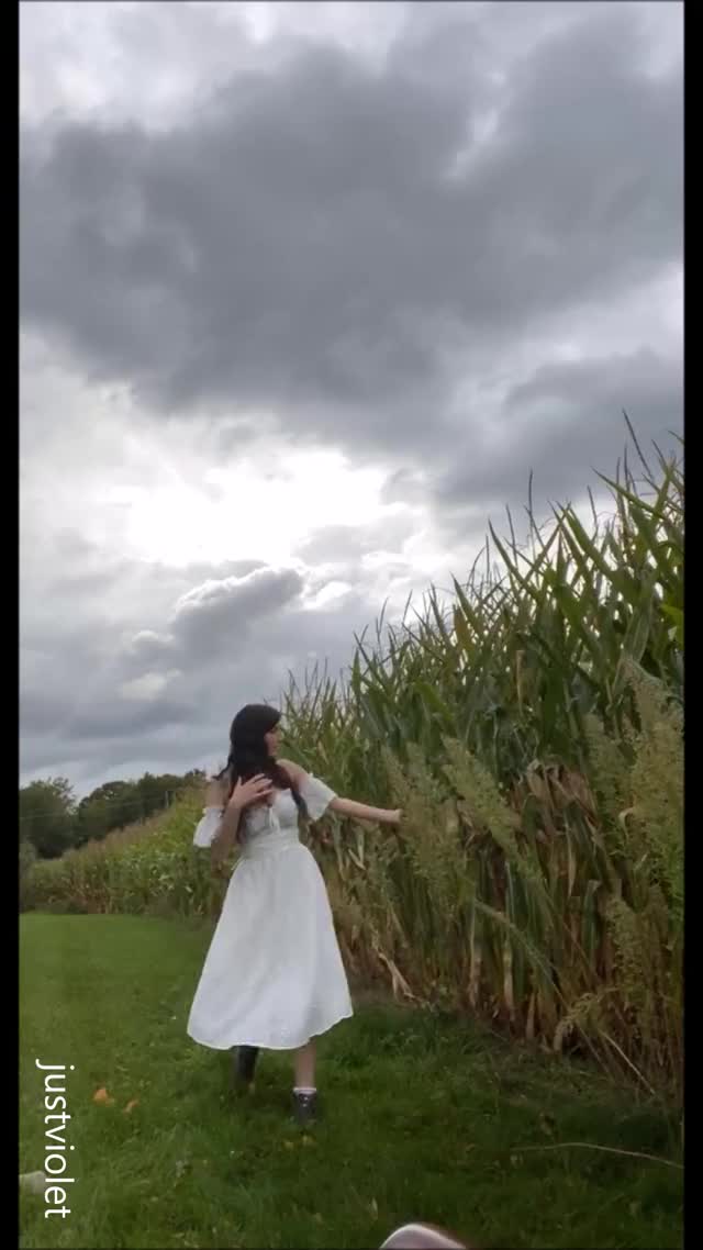 I uploaded I uploaded Farm girl fucks corn (13:01mins) to my onlyfans.com/justviolet