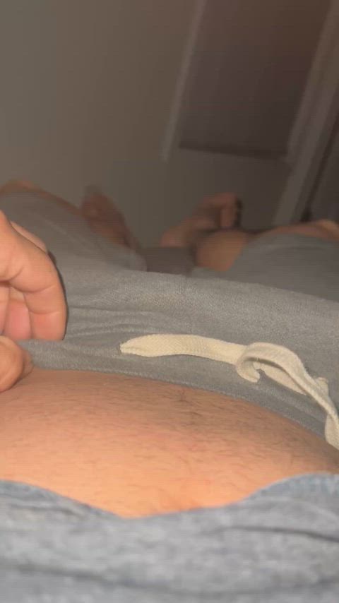 Hard n shaved and Poppin out of my shorts!