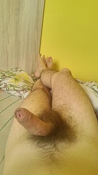 My hairy cock with hairy balls