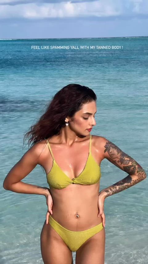 bikini celebrity desi micro bikini clip